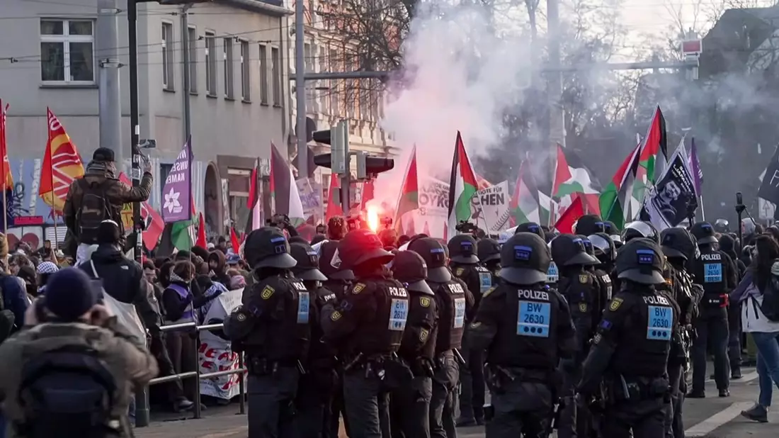 „exactly“ vom MDR zum Thema: „Pro Palästina vs. Pro Israel – Linke im Streit in Leipzig“ - Bild: presseportal.de