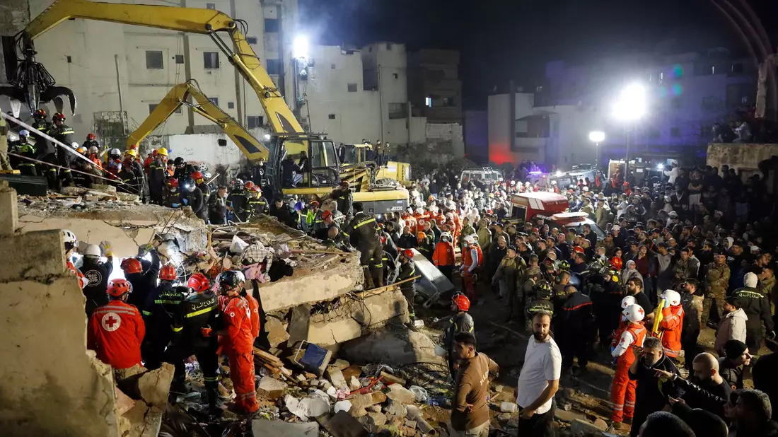 Viele Gebäude im Libanon sind einsturzgefährdet. - Bild: Abdul Kader Al Bay/ZUMA Press Wire/dpa