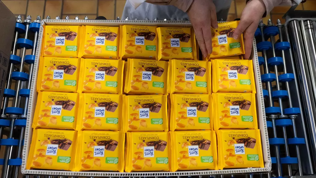 Die Ritter-Sport-Verpackung ist beim Deutschen Patent- und Markenamt registriert. (Archivbild) - Bild: Marijan Murat/dpa