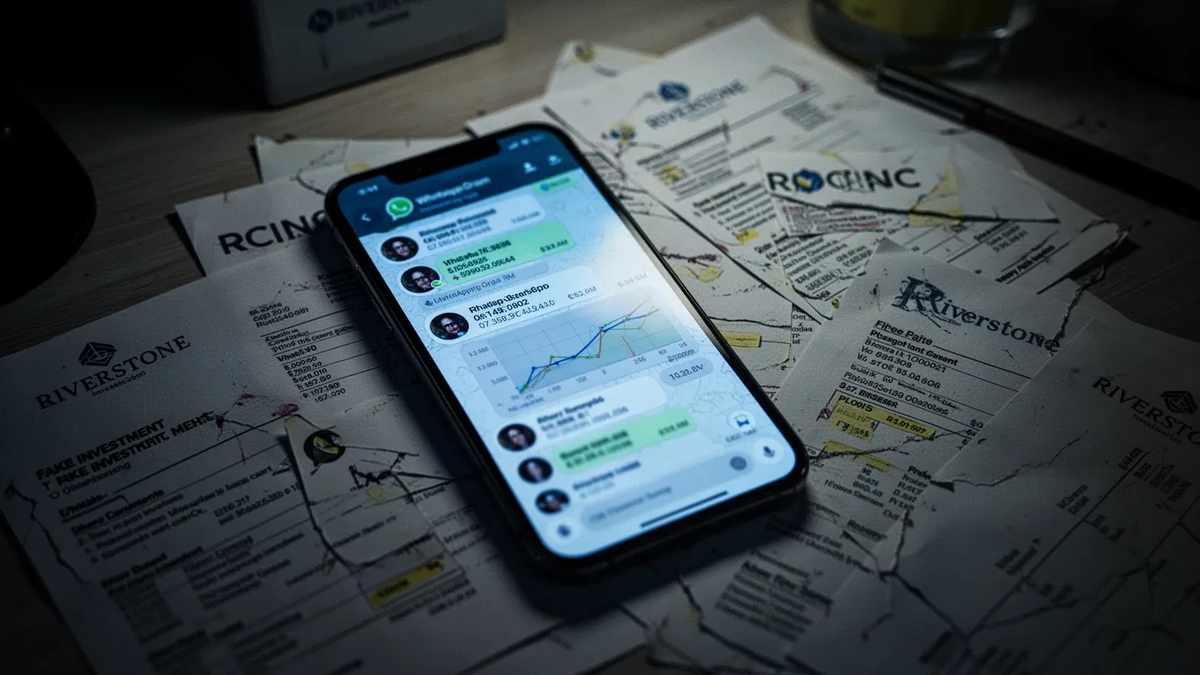 WhatsApp-Betrüger ködern Anleger mit gefälschter Riverstone-App - Foto: über boerse-global.de