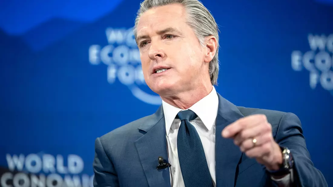Gavin Newsom könnte der nächste Präsidentschaftskandidat der Demokraten werden. - Bild: Gian Ehrenzeller/KEYSTONE/dpa