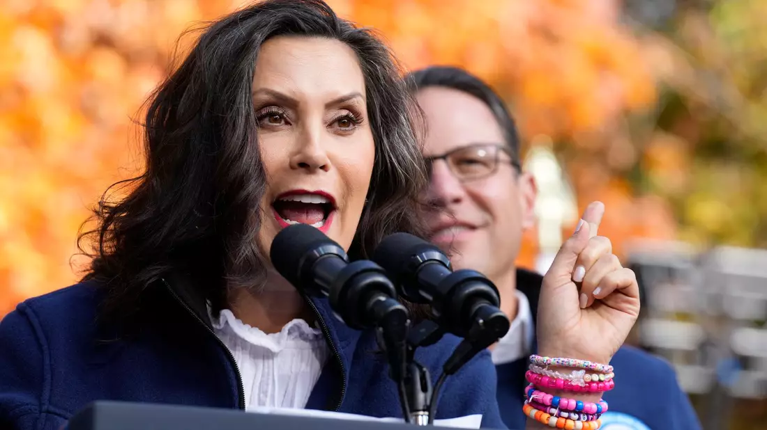 Gretchen Whitmer war vor der letzten Präsidentschaftswahl zwischenzeitlich als mögliche Kandidatin im Gespräch. - Bild: Jacquelyn Martin/AP/dpa