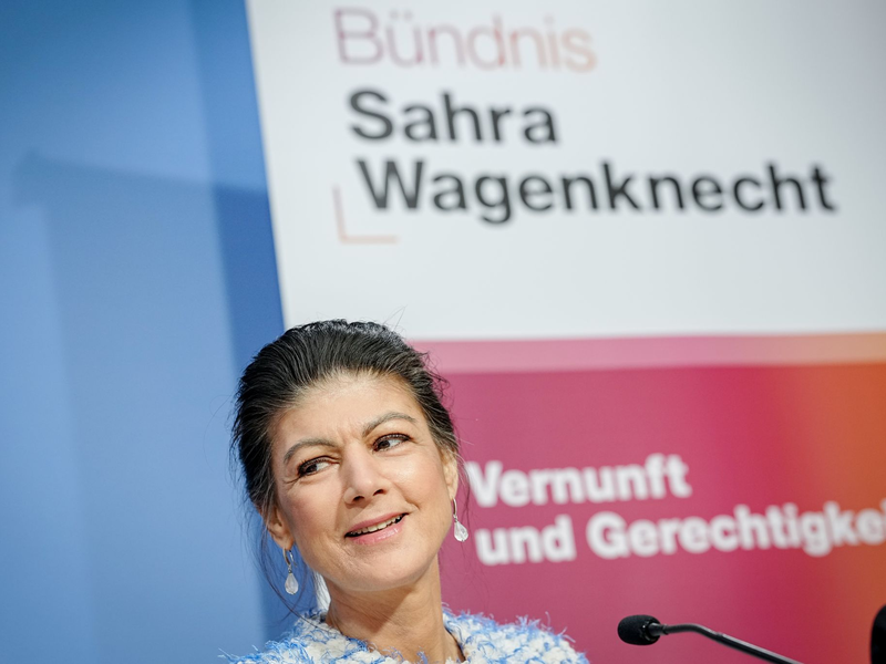 Sahra Wagenknecht hält es für sehr wahrscheinlich, dass ihre Partei eigentlich im Bundestag sitzen müsste. - Foto: Kay Nietfeld/dpa