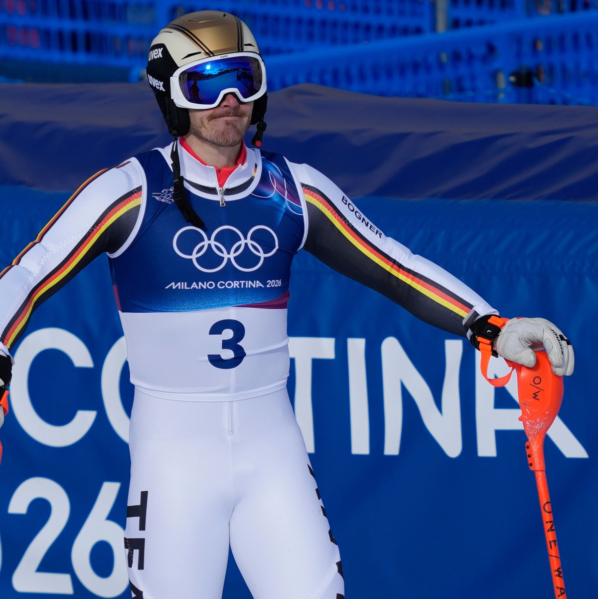 Zu wenig für eine Medaille: Linus Straßer nach dem Slalom. - Foto: Julia Demaree Nikhinson/AP/dpa