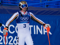 Zu wenig für eine Medaille: Linus Straßer nach dem Slalom. - Foto: Julia Demaree Nikhinson/AP/dpa