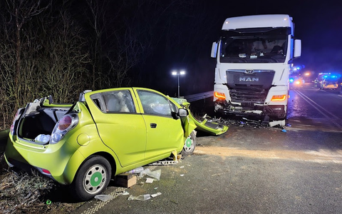 FW Gangelt: Vier Verletzte bei Verkehrsunfall auf B56n - Foto: presseportal.de