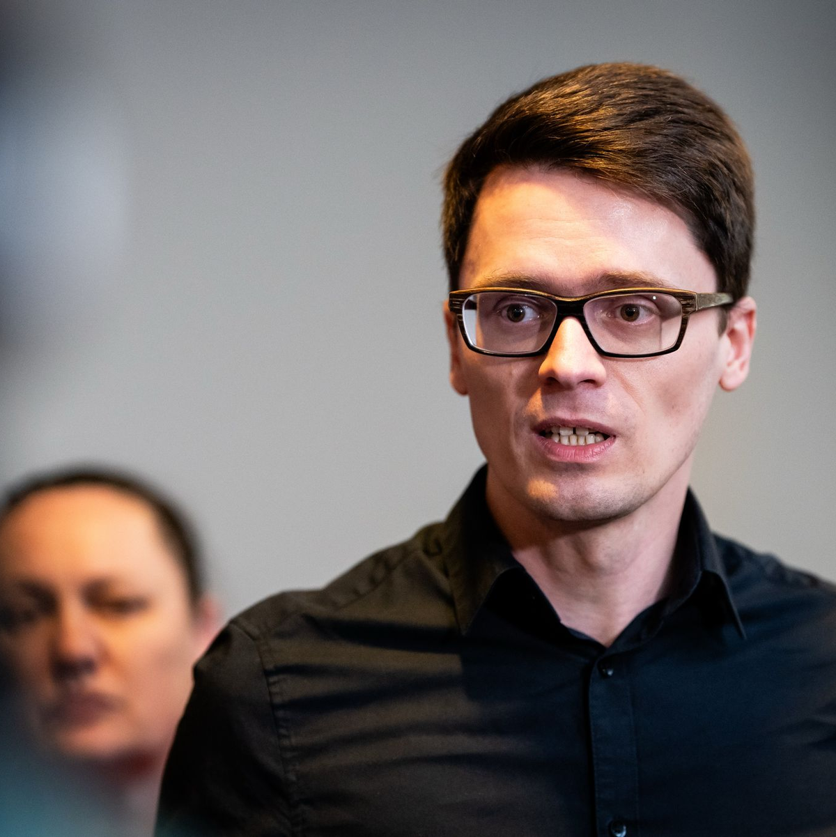 Der Thüringer Linksfraktionschef Christian Schaft spricht von einer «Zufallsmehrheit». (Archivbild)  - Foto: Jacob Schröter/dpa