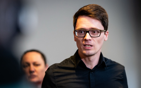 Der Thüringer Linksfraktionschef Christian Schaft spricht von einer «Zufallsmehrheit». (Archivbild)  - Foto: Jacob Schröter/dpa