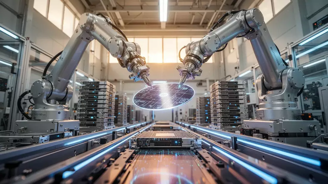 Winbond und Macronix signalisieren Engpässe bei Speicherchips Illustration mit AI erstellt übermittelt durch boerse-global.de