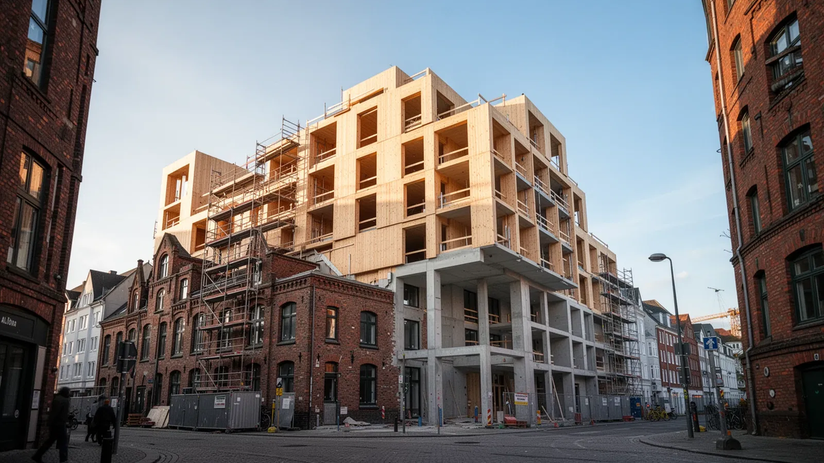 Neues Amt Altona startet im Frühjahr als Holz-Hybrid-Vorreiter - Foto: über boerse-global.de