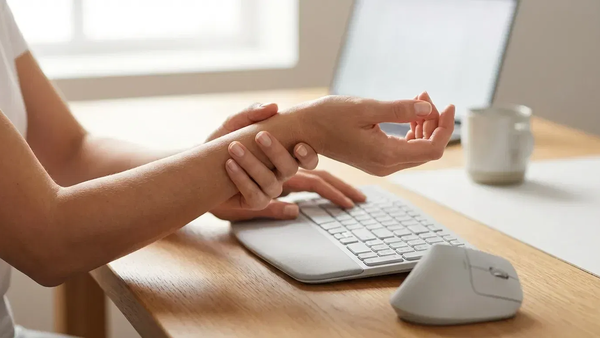 Handgelenk-Achter bekämpft Homeoffice-Schmerzen - Foto: über boerse-global.de