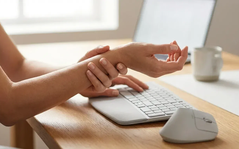 Handgelenk-Achter bekämpft Homeoffice-Schmerzen - Foto: über boerse-global.de