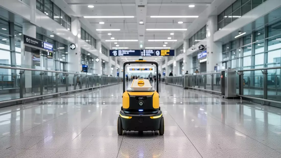 Meituans Roboter bringen Essen direkt ans Gate - Bild: über boerse-global.de