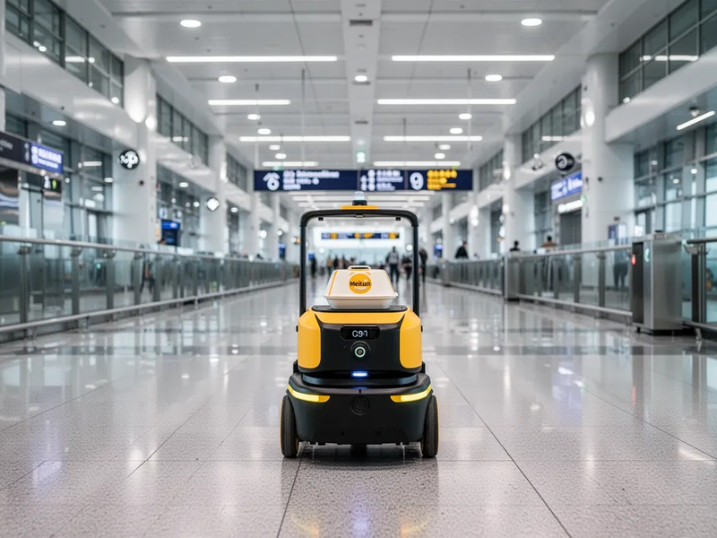 Meituans Roboter bringen Essen direkt ans Gate - Foto: über boerse-global.de