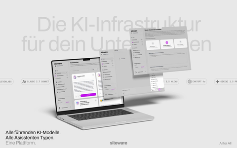 KI ohne Rechtsrisiko: Siteware baut Europas erste vollkonforme Plattform für Unternehmen aus - Foto: presseportal.de