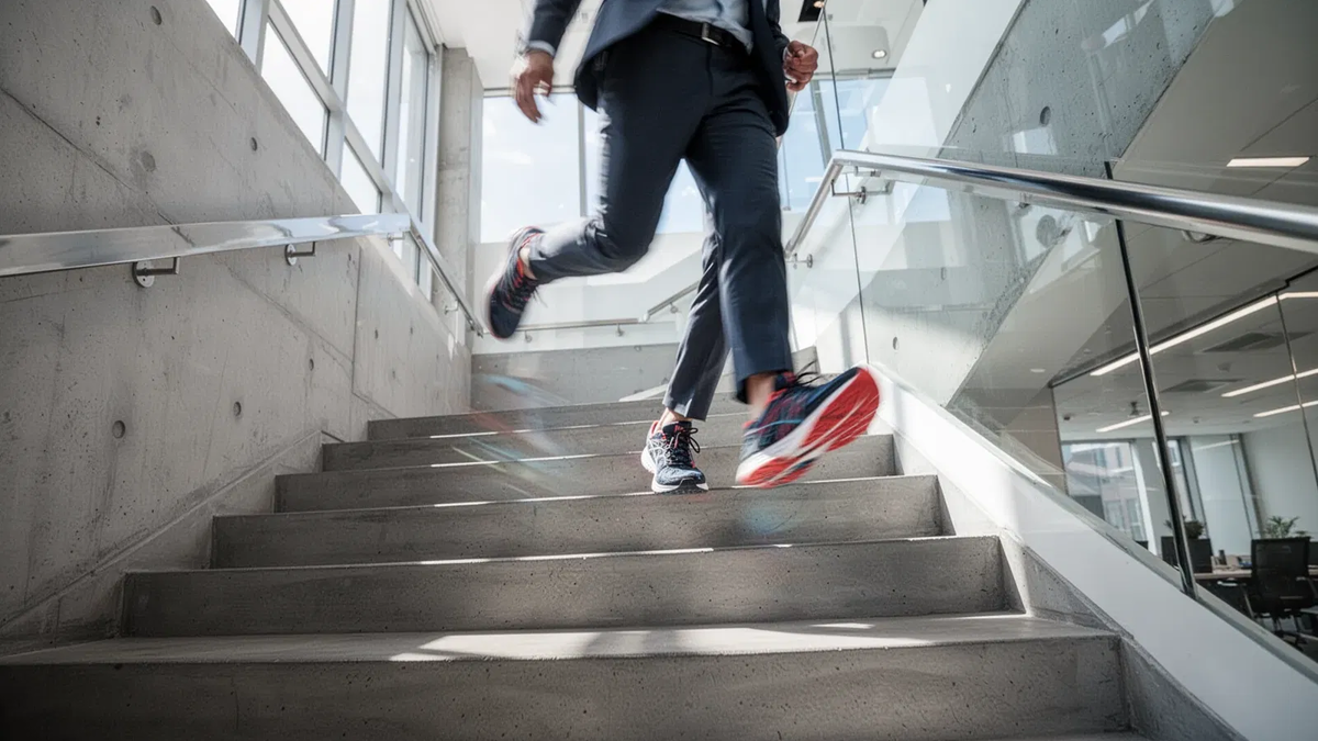 Treppensteigen wird zum Fitness-Trend 2026 - Foto: über boerse-global.de