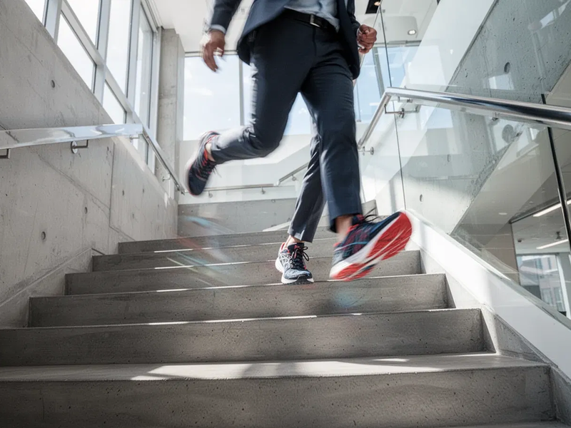 Treppensteigen wird zum Fitness-Trend 2026 - Foto: über boerse-global.de