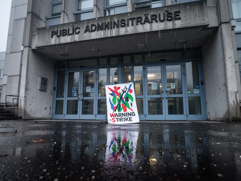 Warnstreiks legen öffentlichen Dienst in mehreren Bundesländern lahm - Foto: über boerse-global.de