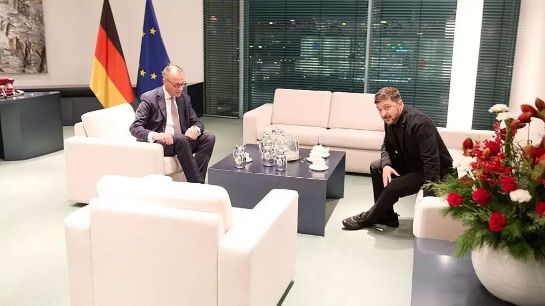 Friedrich Merz und Wolodymyr Selenskyj (Archiv) - Bild: via dts Nachrichtenagentur