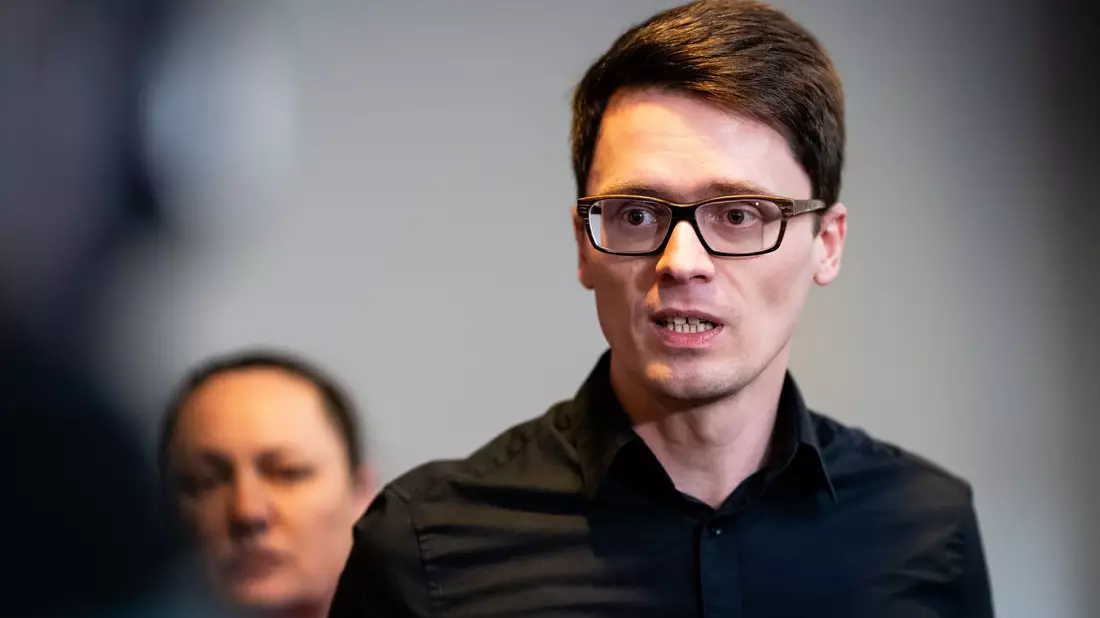 Der Thüringer Linksfraktionschef Christian Schaft spricht von einer «Zufallsmehrheit». (Archivbild)  - Bild: Jacob Schröter/dpa