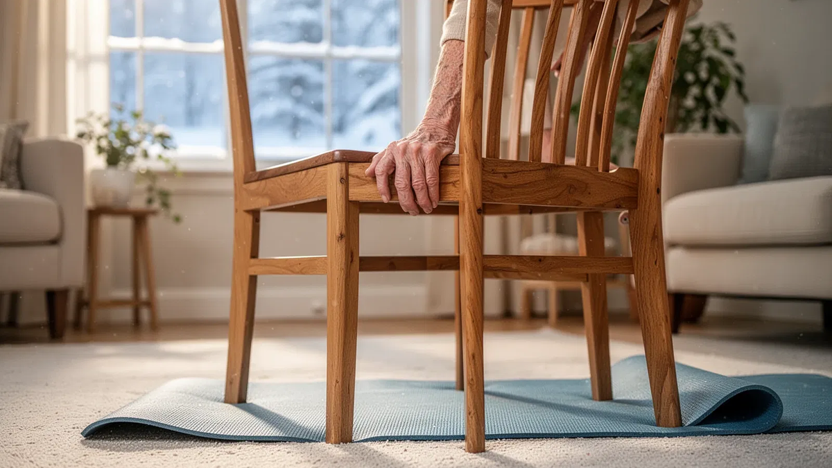 Heimgymnastik schützt Senioren vor Winter-Stürzen - Foto: über boerse-global.de