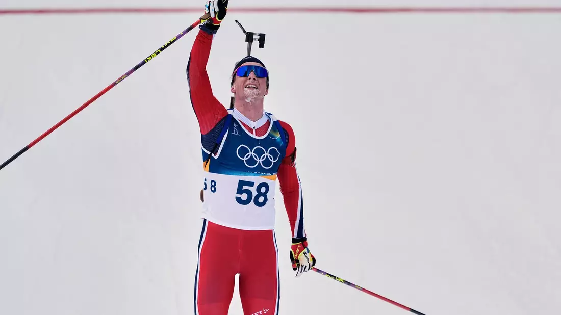 Johan-Olav Botn erlebt einen besonders emotioanlen Moment. - Bild: Andrew Medichini/AP/dpa