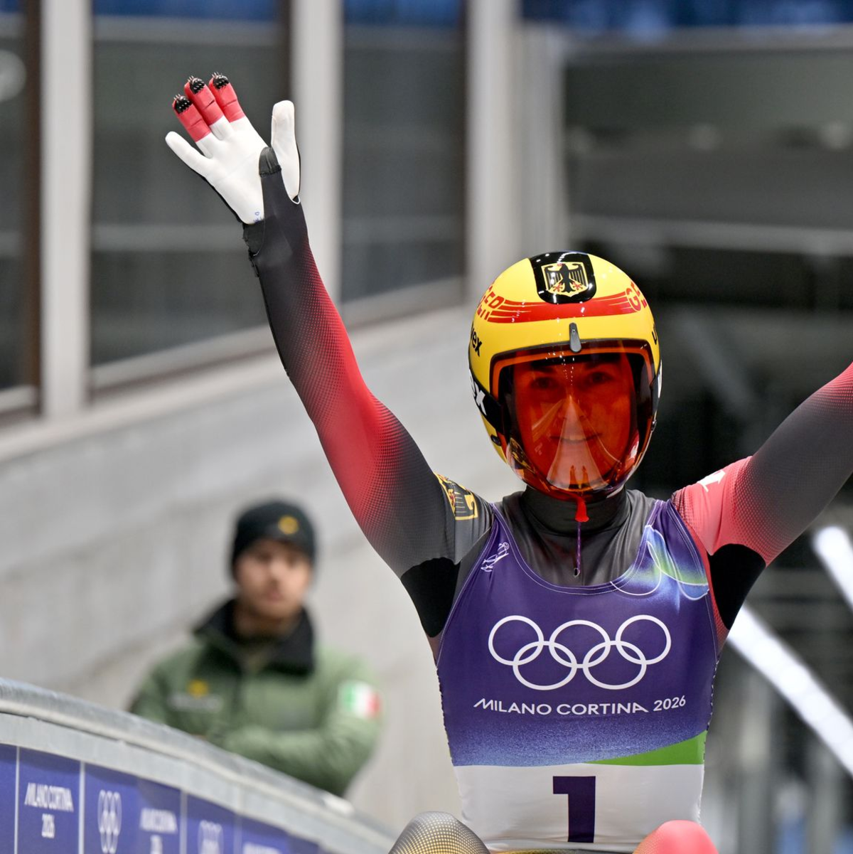 Julia Taubitz sicherte sich erstmals Olympia-Gold. - Foto: Robert Michael/dpa