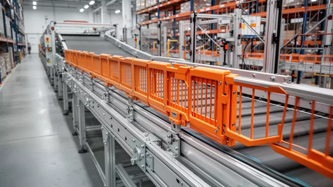 Modulare Schutzsysteme: Das Rückgrat der automatisierten Logistik Illustration mit AI erstellt übermittelt durch boerse-global.de