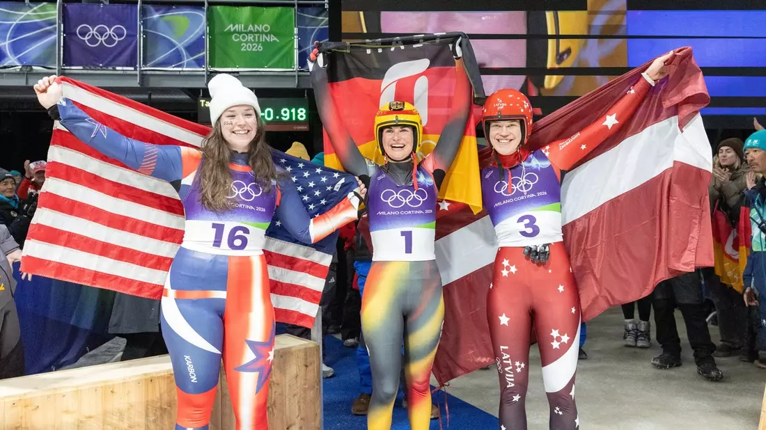 Ziel erreicht: Gold für Julia Taubitz - Bild: presseportal.de
