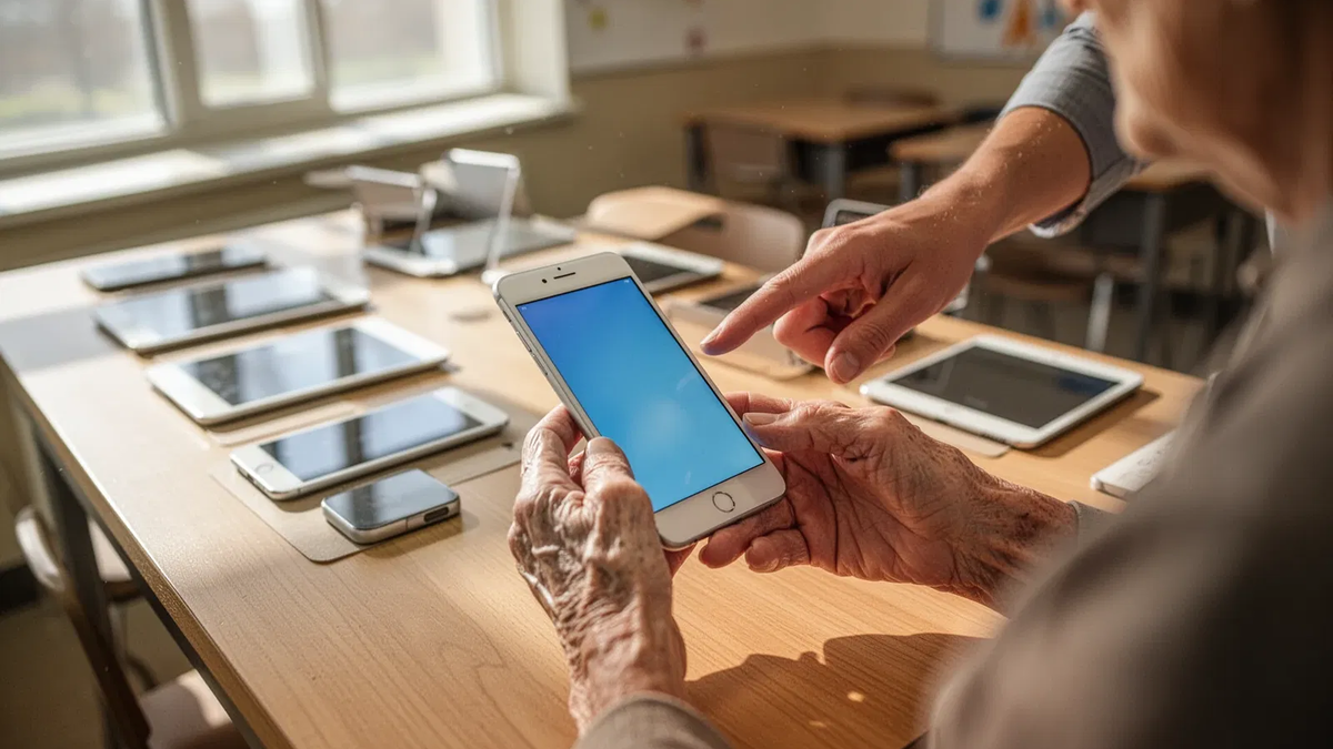 Digitale Brückenbauer: So lernen Senioren den Umgang mit Smartphone & Co. - Foto: über boerse-global.de