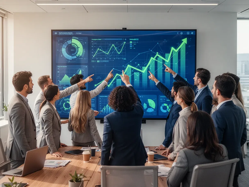 Unternehmen setzen 2026 auf datengestützte Teamziele - Foto: über boerse-global.de