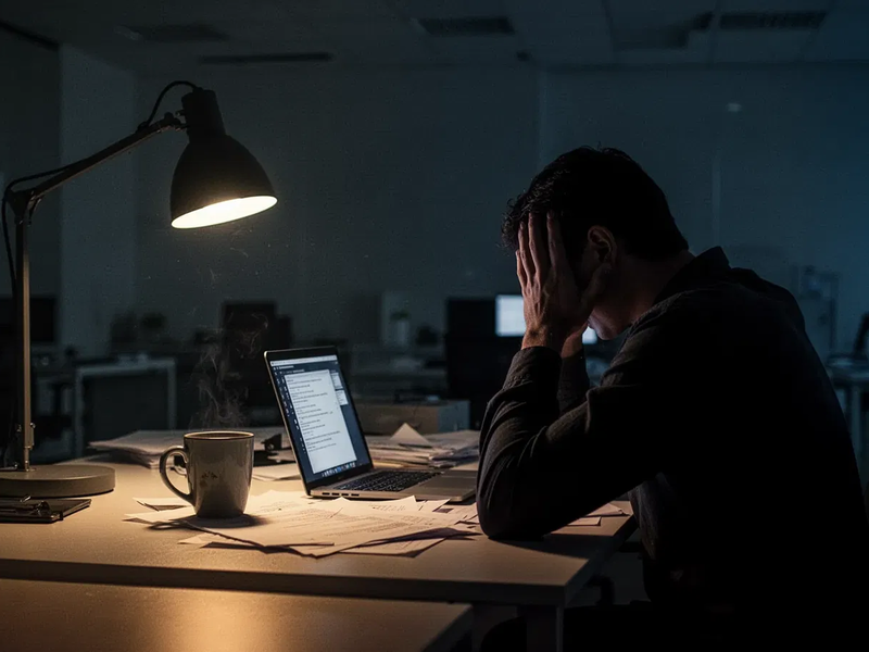 Burnout: Jeder Fünfte zeigt Symptome der Erschöpfung - Foto: über boerse-global.de
