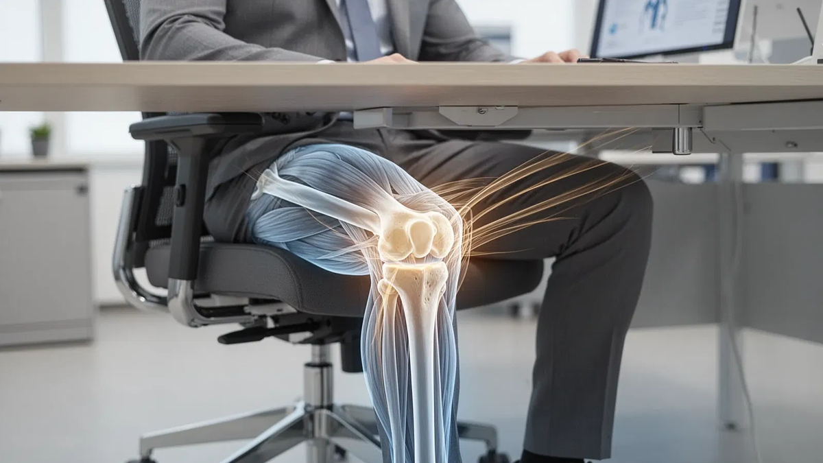 Isometrische Übungen bekämpfen Büro-Kniebeschwerden - Foto: über boerse-global.de