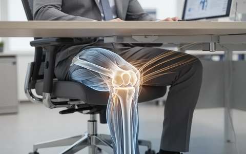 Isometrische Übungen bekämpfen Büro-Kniebeschwerden - Foto: über boerse-global.de