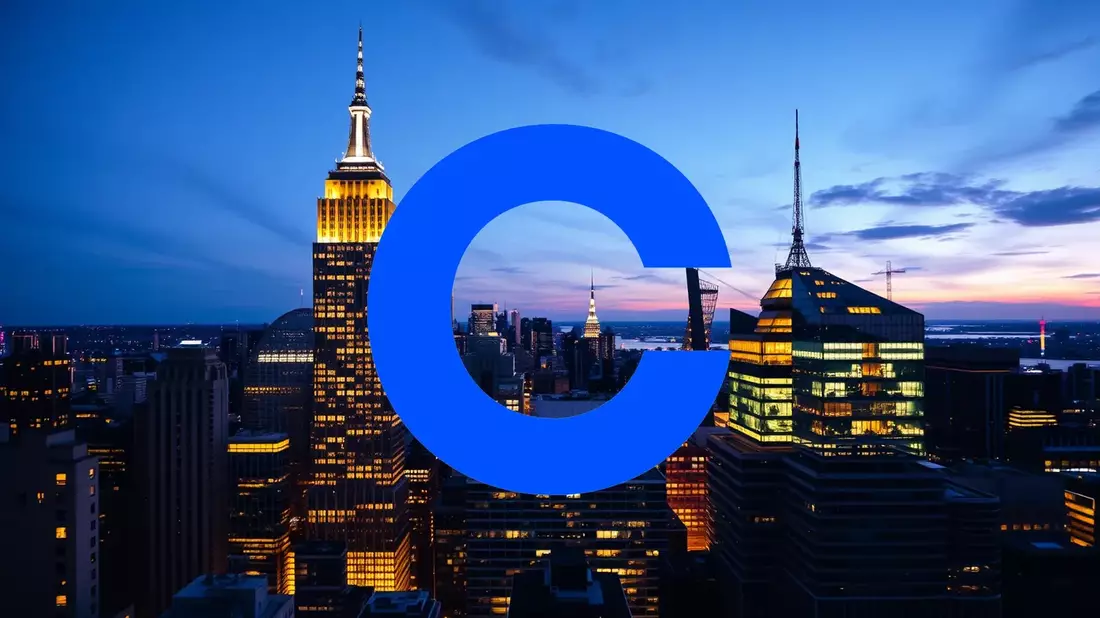 JPMorgan Adjusts Outlook for Coinbase Ahead of Earnings Report Illustration mit AI erstellt übermittelt durch boerse-global.de