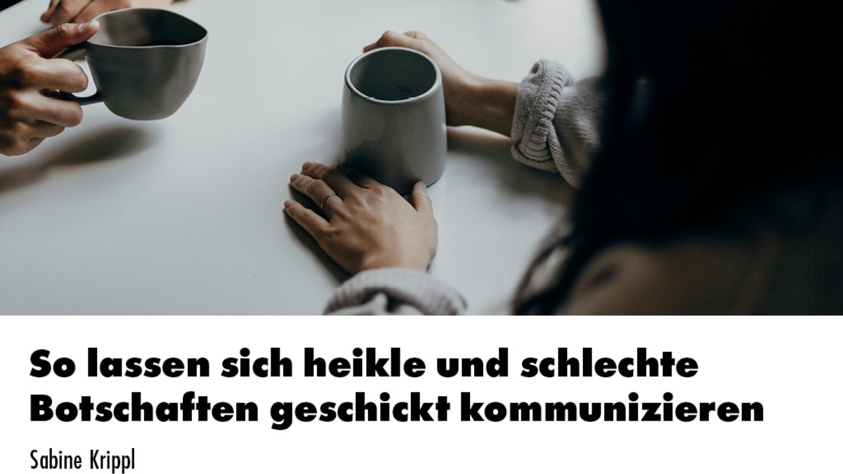 So lassen sich heikle und schlechte Botschaften geschickt kommunizieren / Ein Webinar der news aktuell Academy - Foto: presseportal.de