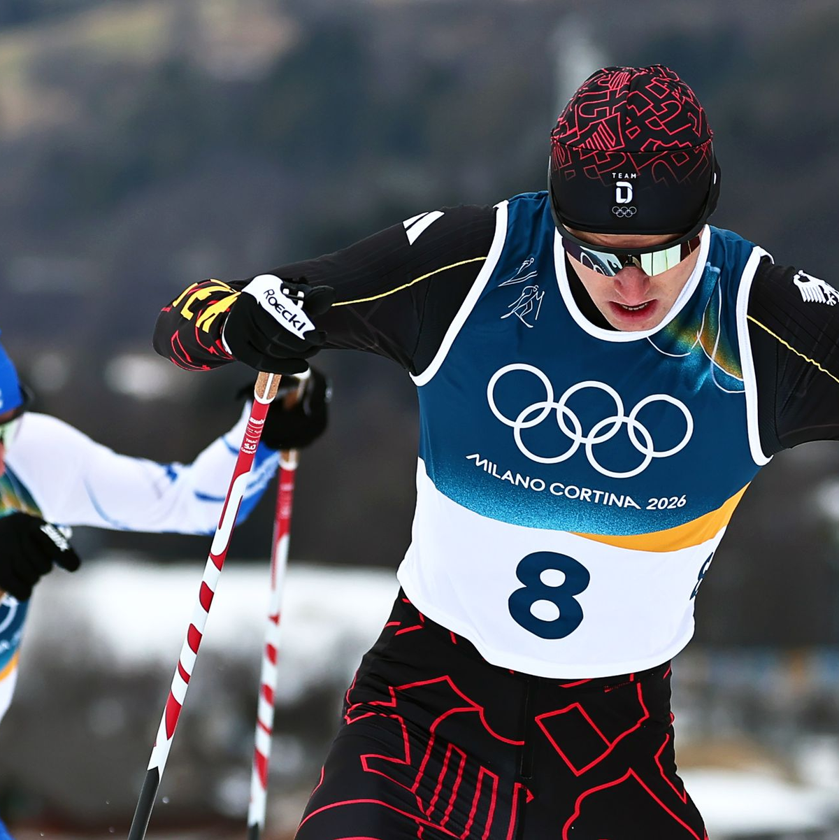 Vinzenz Geiger war bei seinem ersten Olympia-Rennen in Italien nicht in Topform. - Foto: Daniel Karmann/dpa