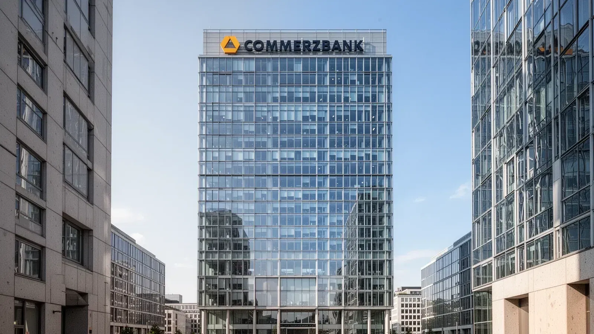 Commerzbank Aktie: Gewinnziel angehoben - Foto: über boerse-global.de