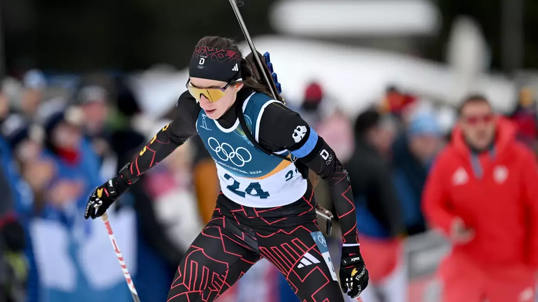 Beste Deutsche im Einzel: Vanessa Voigt. - Bild: Hendrik Schmidt/dpa