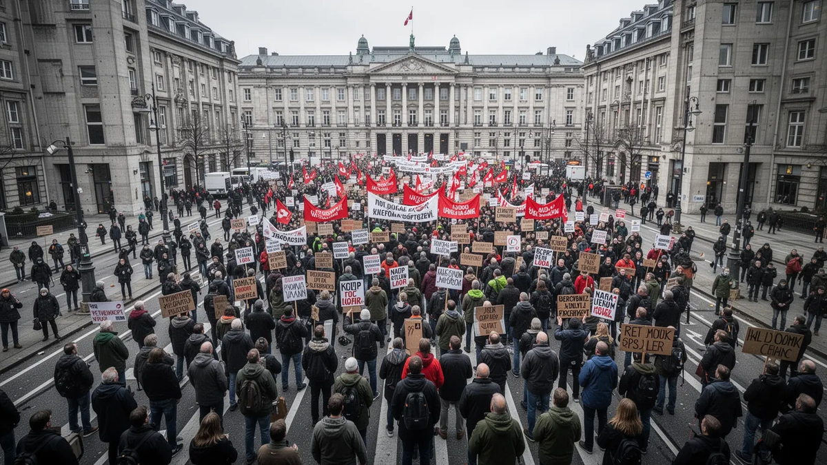 Warnstreiks legen öffentlichen Dienst lahm - Foto: über boerse-global.de