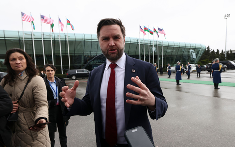Vance bezeichnet einen Sturz der iranischen Führung als Sache des Volkes.  - Foto: Kevin Lamarque/Pool Reuters/AP/dpa