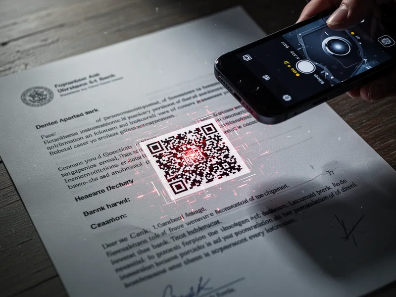 Betrüger nutzen gefälschte Bankbriefe mit QR-Codes - Foto: über boerse-global.de