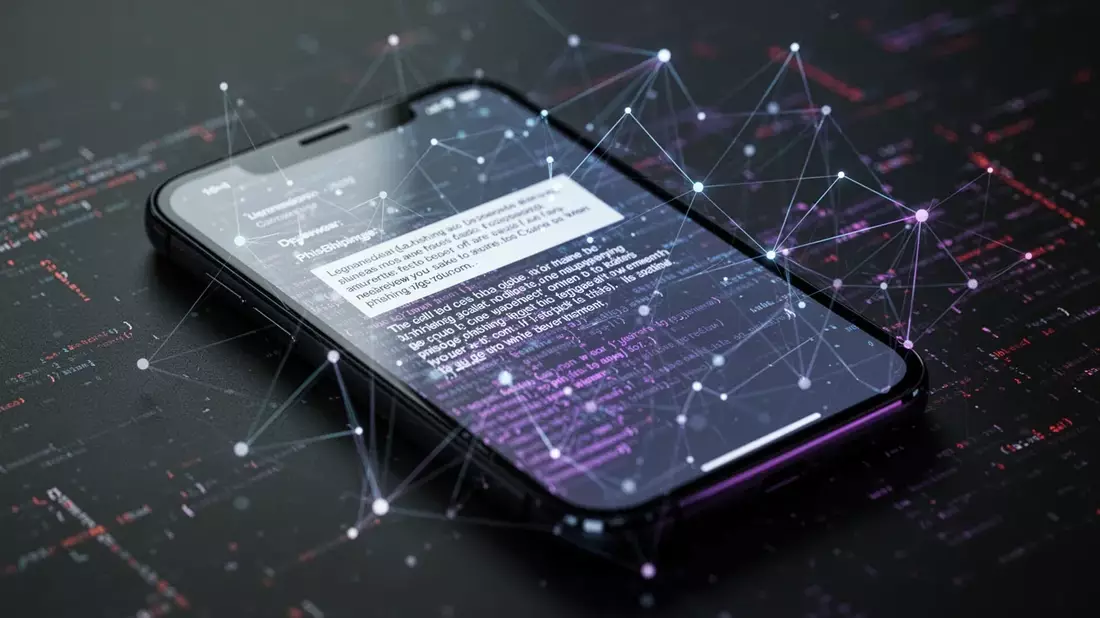 KI treibt neue Welle von Mobile-Phishing-Angriffen an Illustration mit AI erstellt übermittelt durch boerse-global.de