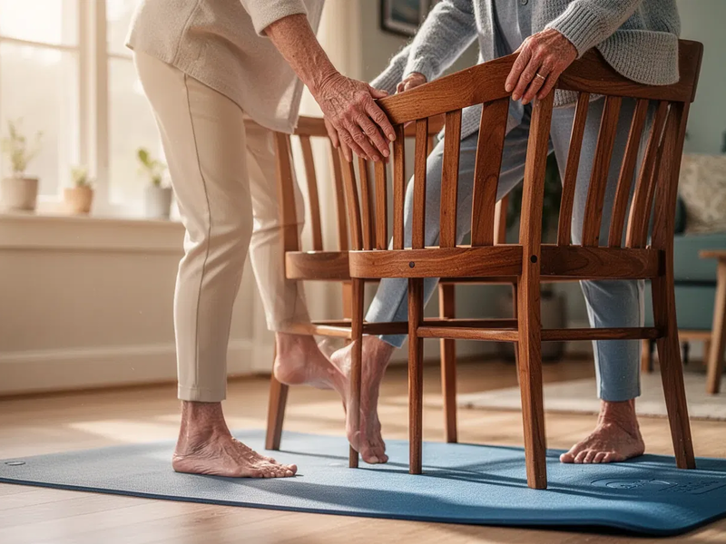 Gleichgewichtstraining schützt Senioren vor Stürzen - Foto: über boerse-global.de