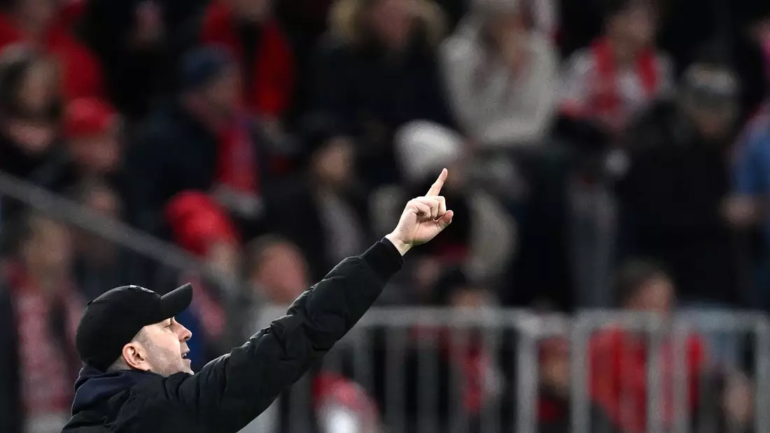 Ole Werner war nach dem 0:2 beim FC Bayern wütend auf die Schiedsrichter. - Bild: Sven Hoppe/dpa