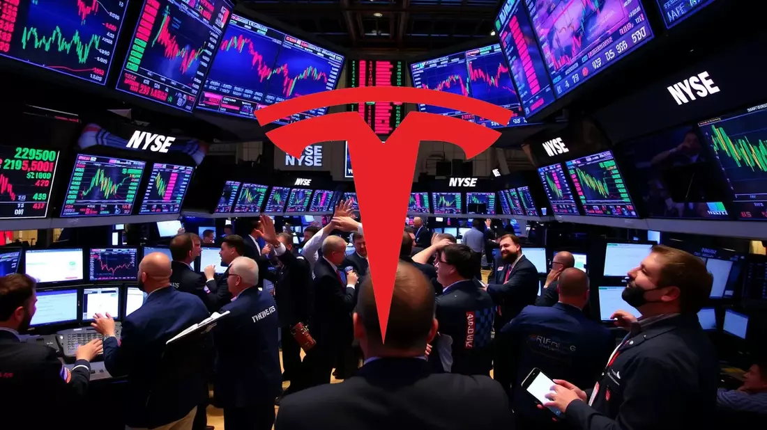 Tesla: Avances y Salidas en un Momento Crítico Illustration mit AI erstellt übermittelt durch boerse-global.de