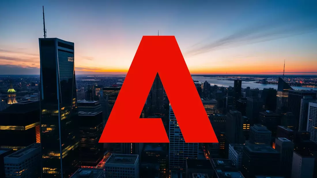 Adobe en la cuerda floja: la presión de la inteligencia artificial ahonda la crisis bursátil Illustration mit AI erstellt übermittelt durch boerse-global.de