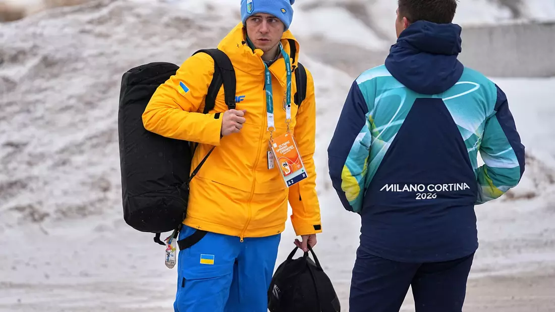 Wladislaw Heraskewytsch darf nicht an den olympischen Start gehen. - Bild: Fatima Shbair/AP/dpa