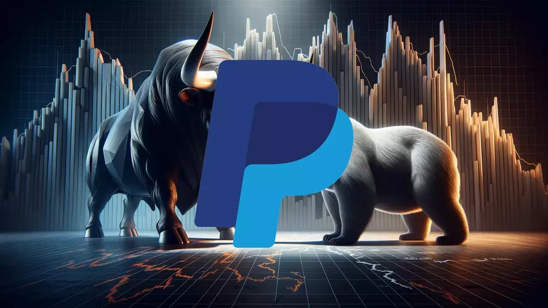 PayPal w obliczu sceptycyzmu: Kursy spadaj?, a analitycy obni?aj? cele Illustration mit AI erstellt übermittelt durch boerse-global.de