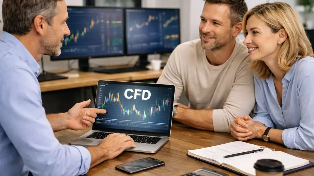 CFD-Handel in der Praxis - Bild: KI